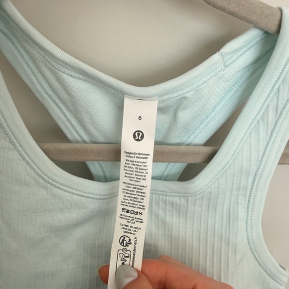 Mint Breeze Ebb to Street Cropped Racerback Tank Top - Picture 7 of 8